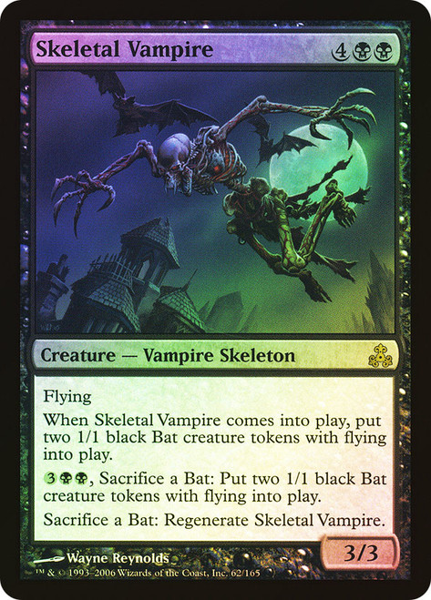 Skeletal Vampire\nGuildpact\nSingle\nMagic The Gathering