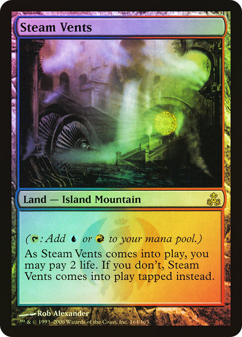 Steam Vents\nGuildpact\nSingle\nMagic The Gathering