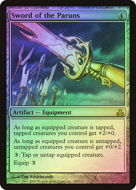 Sword of the Paruns\nGuildpact\nSingle\nMagic The Gathering