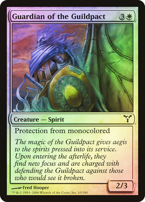 Guardian of the Guildpact\nDissension\nSingle\nMagic The Gathering