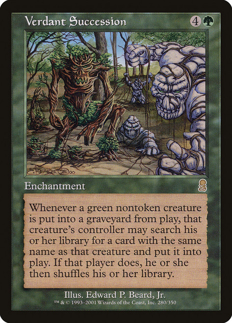 Verdant Succession\nOdyssey\nSingle\nMagic The Gathering