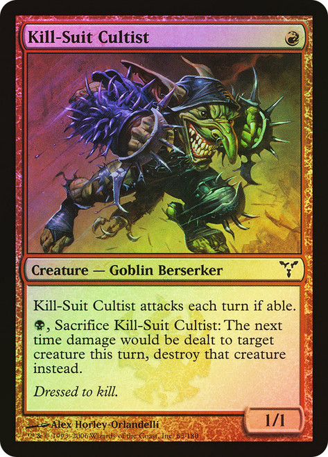 Kill-Suit Cultist\nDissension\nSingle\nMagic The Gathering