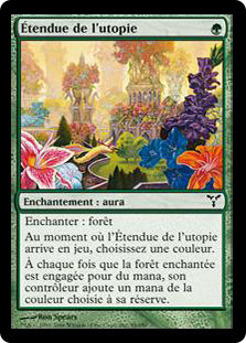 Utopia Sprawl
Dissension - French
Single
Magic The Gathering