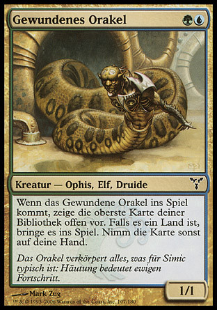 Coiling Oracle
Dissension (Foil) - German
Single
Magic The Gathering