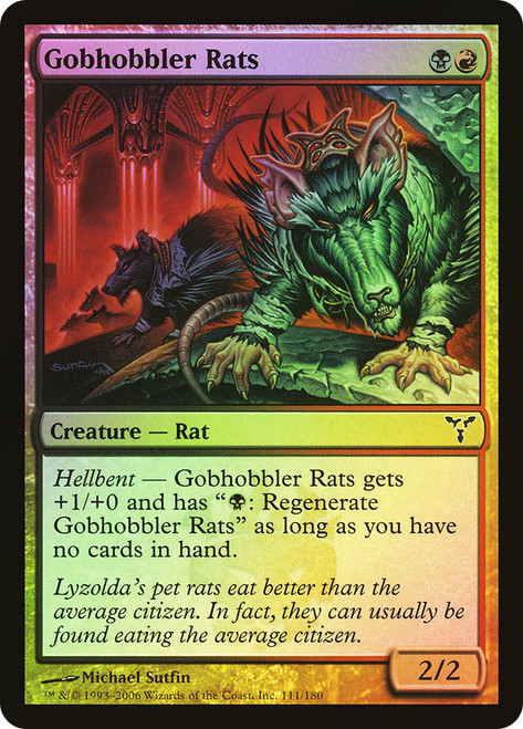 Gobhobbler Rats\nDissension\nSingle\nMagic The Gathering