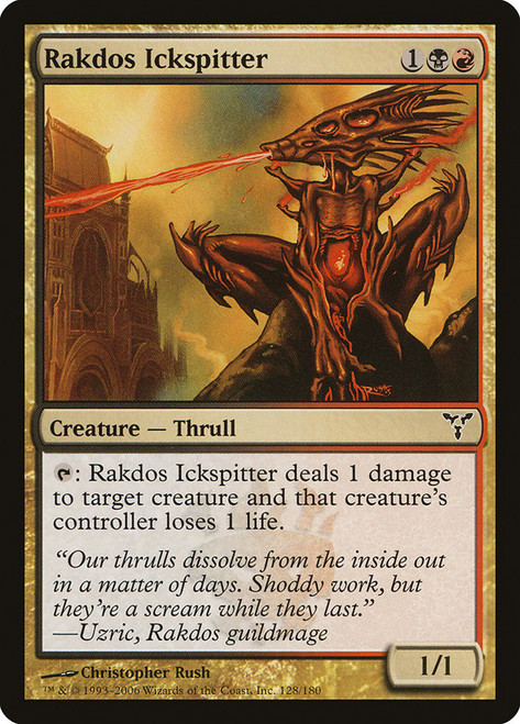 Rakdos Ickspitter\nDissension\nSingle\nMagic The Gathering