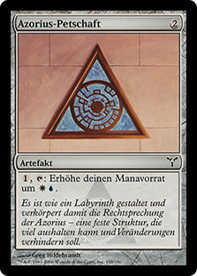 Azorius Signet
Dissension - German
Single
Magic The Gathering