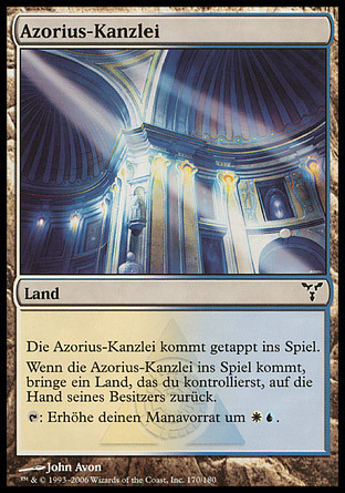 Azorius Chancery
Dissension (Foil) - German
Single
Magic The Gathering