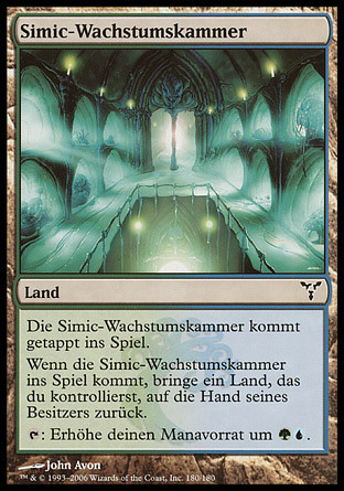 Simic Growth Chamber
Dissension (Foil) - German
Single
Magic The Gathering