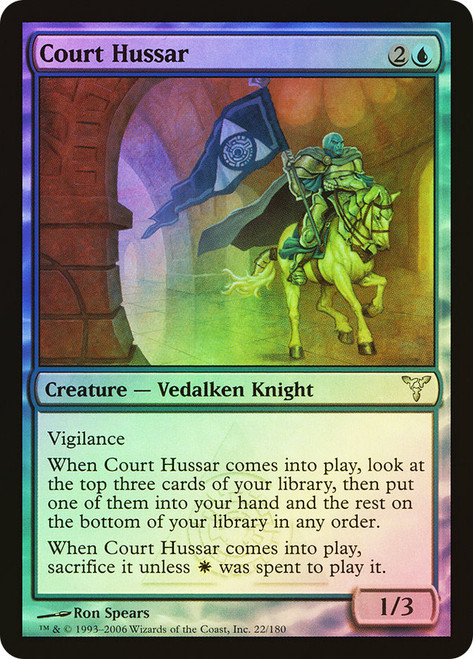 Court Hussar\nDissension\nSingle\nMagic The Gathering