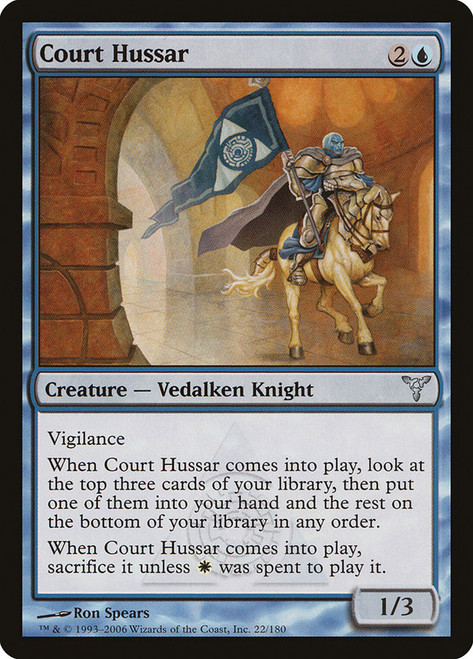 Court Hussar\nDissension\nSingle\nMagic The Gathering