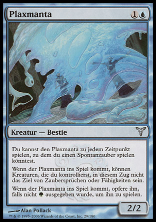 Plaxmanta
Dissension (Foil) - German
Single
Magic The Gathering