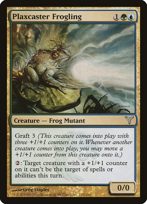 Plaxcaster Frogling\nDissension\nSingle\nMagic The Gathering