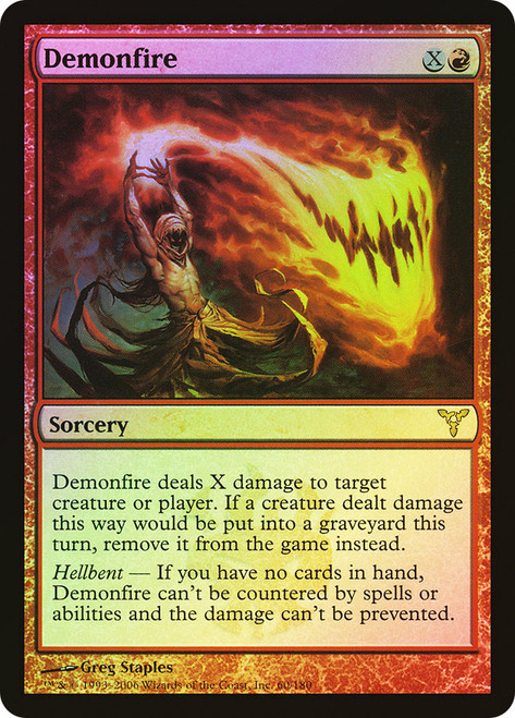 Demonfire\nDissension\nSingle\nMagic The Gathering