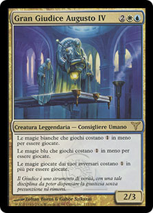 Grand Arbiter Augustin IV
Dissension - Italian
Single
Magic The Gathering