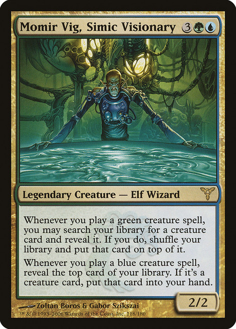 Momir Vig, Simic Visionary\nDissension\nSingle\nMagic The Gathering