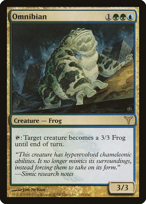 Omnibian\nDissension\nSingle\nMagic The Gathering