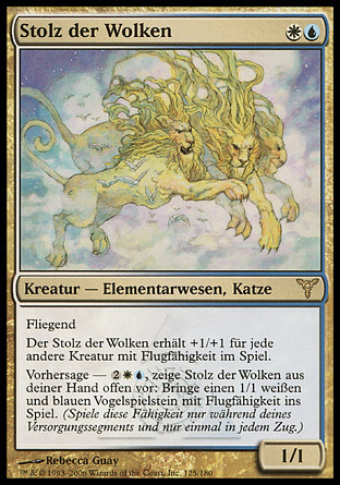 Pride of the Clouds
Dissension (Foil) - German
Single
Magic The Gathering