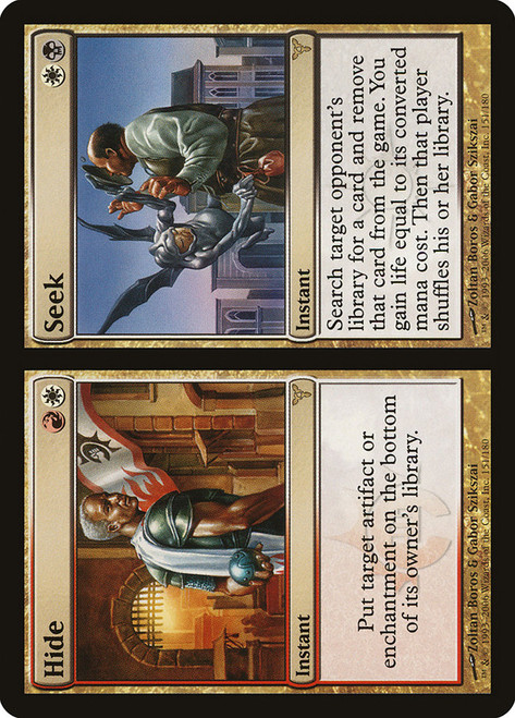Hide // Seek\nDissension\nSingle\nMagic The Gathering