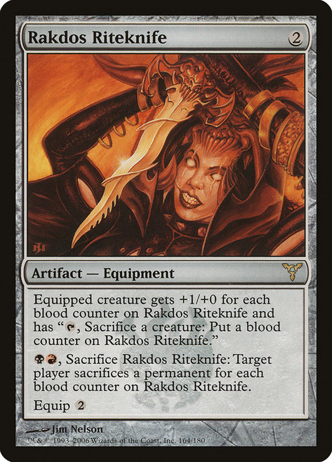 Rakdos Riteknife\nDissension\nSingle\nMagic The Gathering