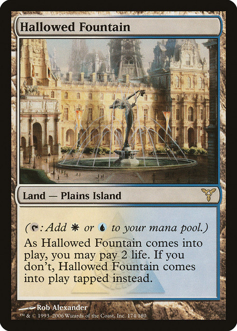 Hallowed Fountain\nDissension\nSingle\nMagic The Gathering
