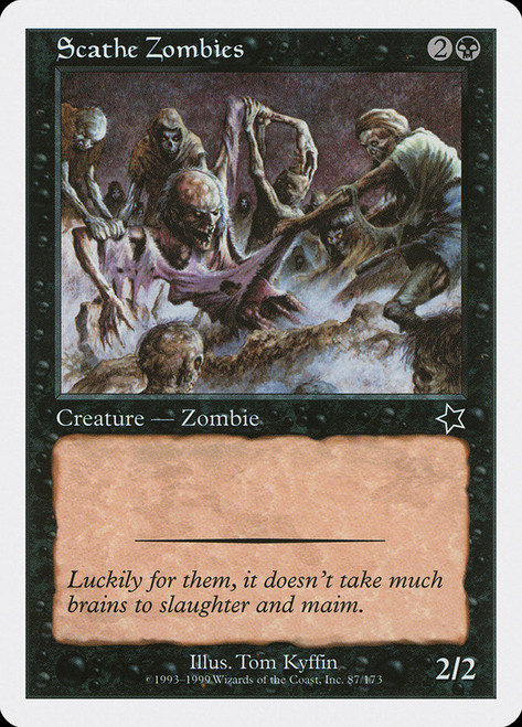 Scathe Zombies\nStarter 1999\nSingle\nMagic The Gathering