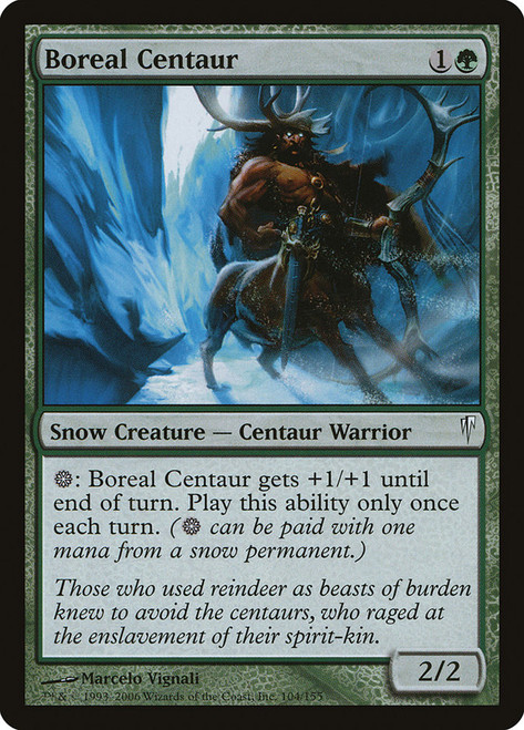 Boreal Centaur\nColdsnap\nSingle\nMagic The Gathering