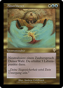 Absorb
Invasion - German
Single
Magic The Gathering