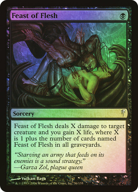 Feast of Flesh\nColdsnap\nSingle\nMagic The Gathering