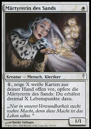 Martyr Of Sands
Coldsnap (Foil) - German
Single
Magic The Gathering