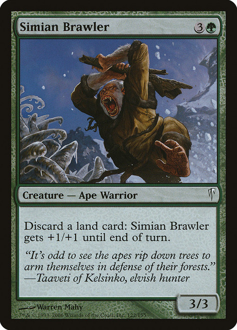 Simian Brawler\nColdsnap\nSingle\nMagic The Gathering