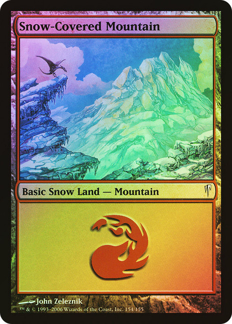 Snow-Covered Mountain\nColdsnap\nSingle\nMagic The Gathering