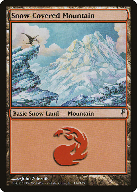 Snow-Covered Mountain\nColdsnap\nSingle\nMagic The Gathering