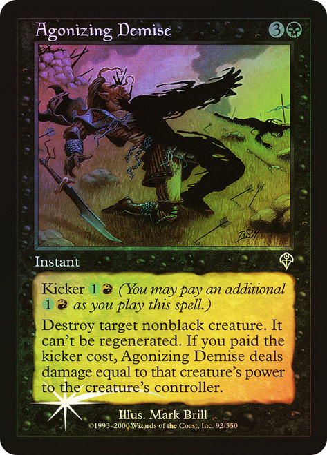 Agonizing Demise\nInvasion\nSingle\nMagic The Gathering