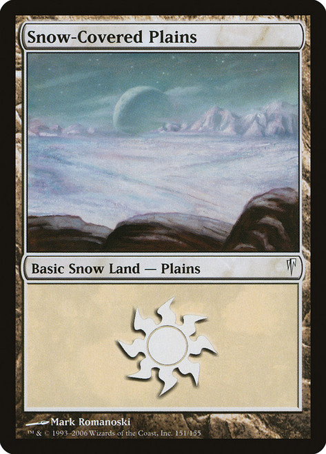 Snow-Covered Plains\nColdsnap\nSingle\nMagic The Gathering