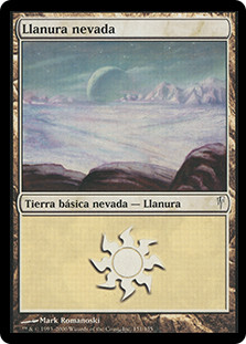 Snow-Covered Plains
Coldsnap - Spanish
Single
Magic The Gathering