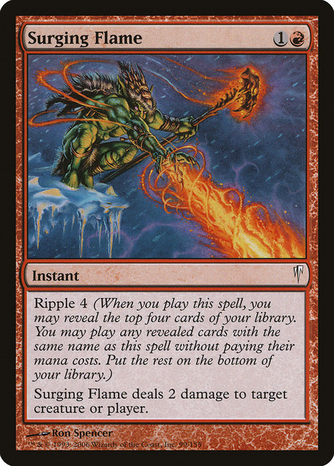 Surging Flame\nColdsnap\nSingle\nMagic The Gathering
