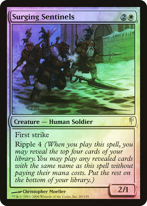 Surging Sentinels\nColdsnap\nSingle\nMagic The Gathering