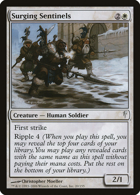 Surging Sentinels\nColdsnap\nSingle\nMagic The Gathering