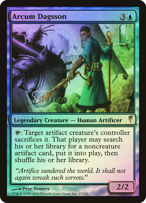 Arcum Dagsson\nColdsnap\nSingle\nMagic The Gathering