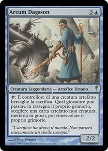 Arcum Dagsson
Coldsnap - Italian
Single
Magic The Gathering
