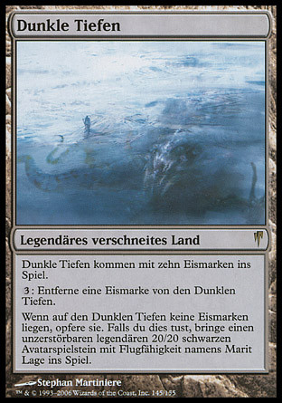 Dark Depths
Coldsnap (Foil) - German
Single
Magic The Gathering