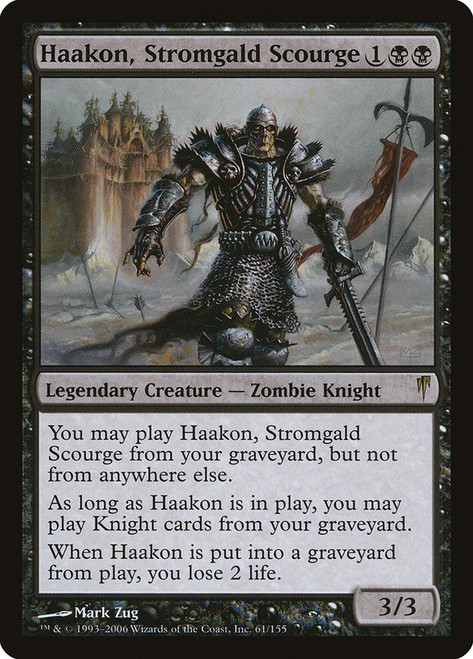 Haakon, Stromgald Scourge\nColdsnap\nSingle\nMagic The Gathering
