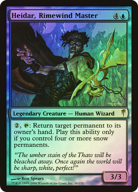 Heidar, Rimewind Master\nColdsnap\nSingle\nMagic The Gathering