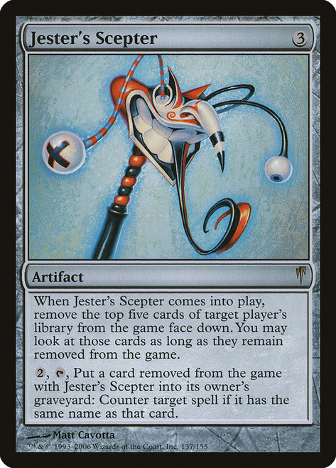 Jester's Scepter\nColdsnap\nSingle\nMagic The Gathering