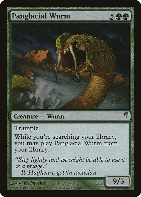 Panglacial Wurm\nColdsnap\nSingle\nMagic The Gathering