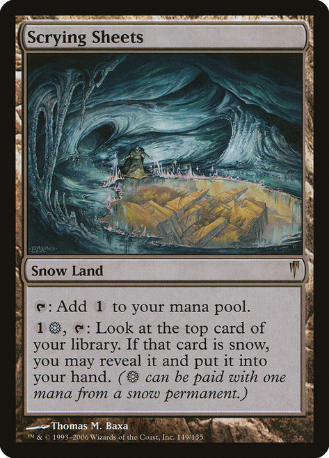 Scrying Sheets\nColdsnap\nSingle\nMagic The Gathering
