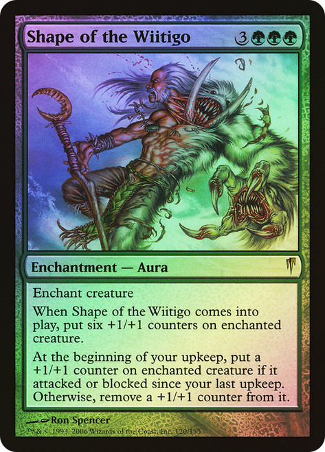 Shape of the Wiitigo\nColdsnap\nSingle\nMagic The Gathering