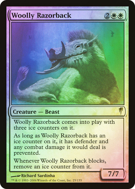 Woolly Razorback\nColdsnap\nSingle\nMagic The Gathering