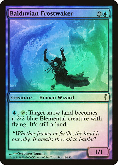Balduvian Frostwaker\nColdsnap\nSingle\nMagic The Gathering